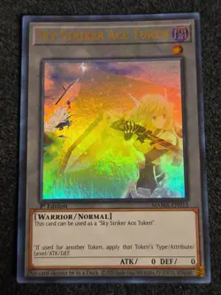 Token: Sky Striker Ace - MAMA-EN013 - Ultra Rare - 1st Edition Near Mint Yugioh! - Image 1