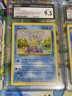 Squirtle & Wartortle Pokemon Classic Collection Blastoise Deck Holo Set CGC 9.5 - Image 3