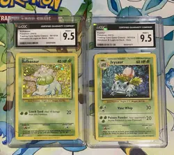 Bulbasaur & Ivysaur Pokemon Classic Collection Venusaur Deck Holo Set CGC 9.5 - Image 1