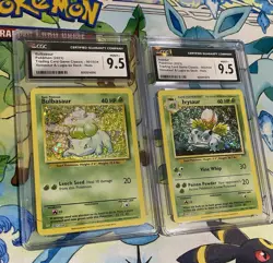 Bulbasaur & Ivysaur Pokemon Classic Collection Venusaur Deck Holo Set CGC 9.5 - Image 3