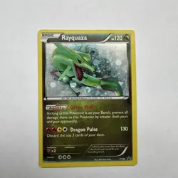 Pokemon TCG Basic Rayquaza XY64 Holo XY Black Star Promo Card - Image 4