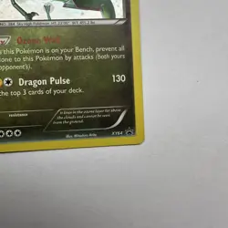 Pokemon TCG Basic Rayquaza XY64 Holo XY Black Star Promo Card - Image 5