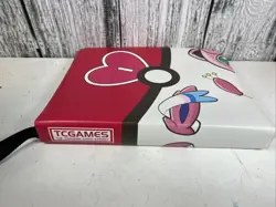 TCGAMES Pokemon Card Binder 4 Pocket 55 Page 440 Card Capacity Pink - Image 2