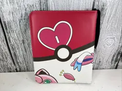 TCGAMES Pokemon Card Binder 4 Pocket 55 Page 440 Card Capacity Pink - Image 3