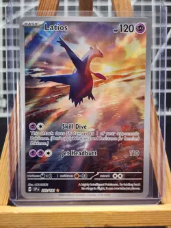 Pokemon TCG: Surging Sparks Latios 203/191 Illustration Rare Trading Card - Image 1