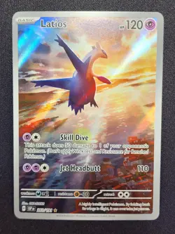 Pokemon TCG: Surging Sparks Latios 203/191 Illustration Rare Trading Card - Image 2