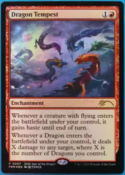 Dragon Tempest (2024 Lunar New Year Promo) FOIL NM MTG CARD (513524) ABUGames - Image 1