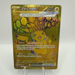 Pokemon TCG Pikachu EX Hyper Rare Card 179/131 Prismatic Evolutions - Image 1