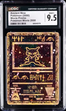 2000 ANCIENT MEW POKEMON MOVIE PROMO CARD CGC 9.5 Mint+ - Image 1