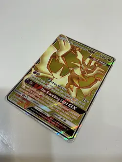 Ultra Necrozma GX (Full Art) 127/131 Sm-Forbidden Light Holo Pokemon Card LP - Image 2