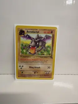 1999 Fossil Set Pokemon Card - Aerodactyl 16/62 - Rare Non Holo - NM/LP - Image 1