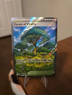 POKEMON TCG Perfect Order FOREST OF VITALITY Full Art Trainer Card 109/088 - Image 1