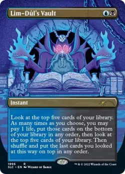MTG English Lim-Dul's Vault (Borderless) NM Foil - Image 1