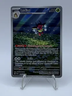 Ledian - 144/142 - Illustration Rare - Stellar Crown - Pokemon Card - NM/M - Image 1