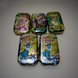 Lot Of (5) Pokemon TCG Scarlet & Violet Prismatic Evolutions Mini Tins 🔥🔥 - Image 1