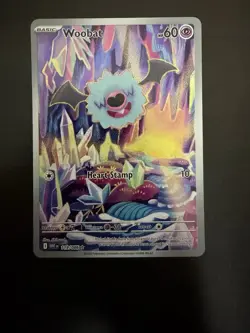Pokemon TCG Woobat Card White Flare 119/086 - Image 1