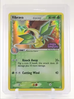 VIBRAVA 2006 POKEMON EX HOLON PHANTOMS STAMP HOLO 54/110 Q1300 - Image 1