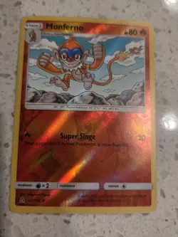 Monferno 22/156 Rev Reverse Holo SM Ultra Prism Pokemon NM - Image 2