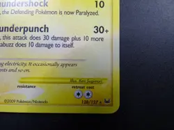 Electabuzz 128/127 Secret Rare Platinum Holo - 2009 Pokemon TCG Card MP - Image 4