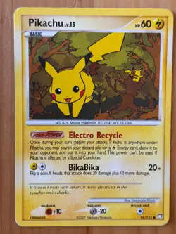 Pikachu 94/123 Regular Common MP - Mysterious Treasures 2007 - Pokemon TCG - Image 1