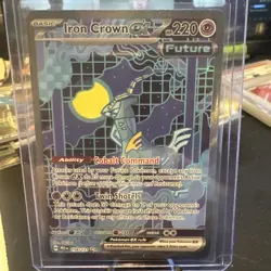 Pokemon TCG Iron Crown EX 158/131 SIR Prismatic Evolutions *Fresh Packed* - Image 1