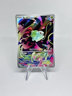 Pokemon Bulbasaur 133/132 Me01: Mega Evolution Full Art Holo Rare - Image 1