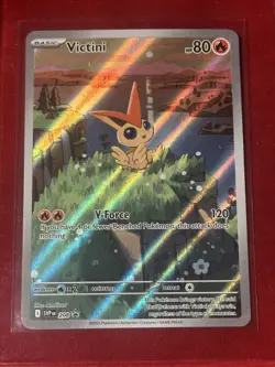 2023-25 Pokemon SV Black Star Promos SVP EN Victini #208 - Image 1