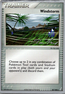 2006 Pokemon Gaming EX Crystal Guardians Windstorm #85/100 - Image 1