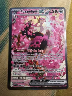 Fezandipiti Ex 288/217 SIR Ascended Heroes Pokemon Card Near mint - Image 1