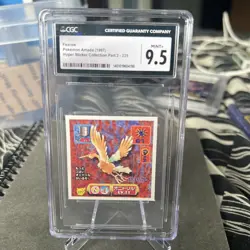 Fearow- 1997 Pokemon Amada Japanese Hyper Sticker Collection - CGC 9.5 Mint + - Image 1