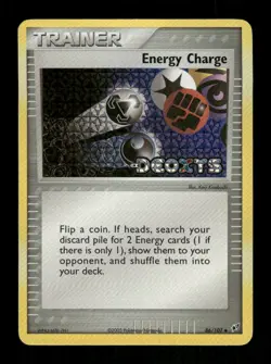 Pokemon Energy Charge Uncommon Deoxys 86/107 LP - Image 1