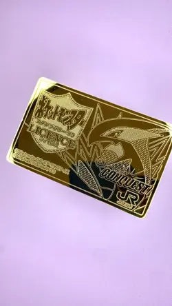 Pokemon LUGIA GOLD LICENCE Plate - JR Stamp Rallye RARE Japanese trophy 1999 - Image 3