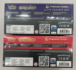 Lot of (2) Pokemon Center Scarlet & Violet PC Elite Trainer Box SET SEALED - Image 4
