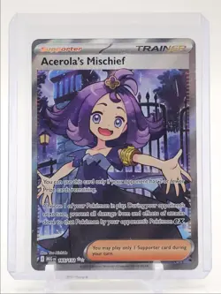 ACEROLA'S MISCHIEF 2025 POKEMON MEGA EVOLUTION ULTRA RARE 165/132 Q1300 - Image 1