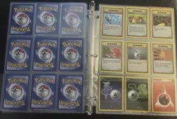 Pokemon TCG Binder Vintage Lot Team Rocket/Base Set 1st Ed Holo Machamp Zapdos - Image 5