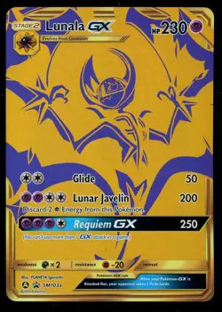 Pokemon Lunala GX SM103a Hidden Fates Ultra Premium Collection Promo Near Mint - Image 1
