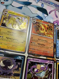 Pokemon Cosmos Holo Lot Of 9 NM Eevee w/swirl, Charmander, Vaporeon & More - Image 5