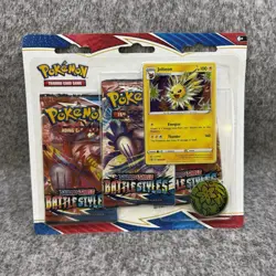 Pokemon TCG Sword & Shield Vivid Voltage 3 Pack Booster Blister Vaporeon Promo - Image 1
