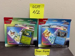 02 Blisters-Pokemon TCG - Prismatic Evolution - Tech Sticker Collection - Sealed - Image 1