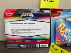 02 Blisters-Pokemon TCG - Prismatic Evolution - Tech Sticker Collection - Sealed - Image 5