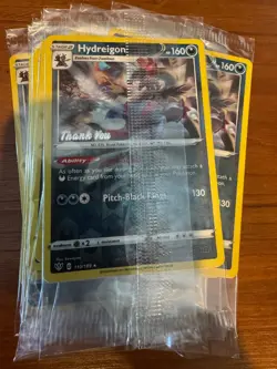 Lot of 25 Pokemon Holo Hydreigon TCG 110/189 Sealed Thank You Promos - Image 1