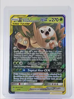 ROWLET & ALOLAN EXEGGUTOR GX 2019 POKEMON SUN & MOON UNIFIED MINDS RARE 1/236 - Image 1