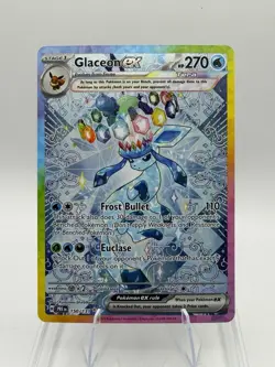 Pokemon TCG Glaceon Ex 150/131 SIR Prismatic Evolutions NM+ - Image 1