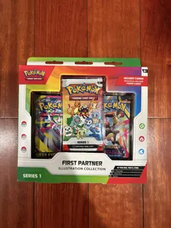 Pokemon First Partner Illustration Collection: Series 1 New & Sealed In-hand - Image 1