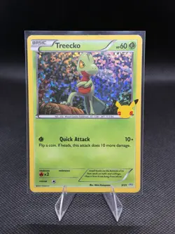 Pokemon TCG McDonald’s 2021 Promo Treecko #3/25 Holo MP Condition - Image 1