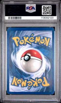2000 Pokemon Hitmonchan 008/130 Base Set 2 Holo PSA 7 - Image 2