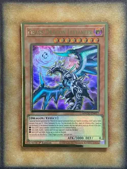 Yugioh Chaos Dragon Levianeer MAGO-EN017 Gold Rare Alt Art 1st Ed NM - Image 1