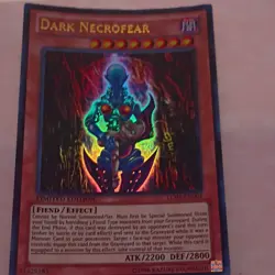 Konami Yu-Gi-Oh! Dark Necrofear LC03-EN002 Holo Limited Edition Card - Image 1