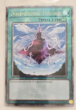 Dimensional Fissure (RA03-EN163) Quarter Century Secret Rare) Yu-Gi-Oh! TCG - Image 1