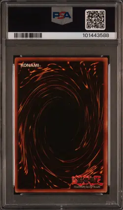 2002 YU-GI-OH! STARTER DECK: YUGI #006 DARK MAGICIAN PSA 8 - Image 2